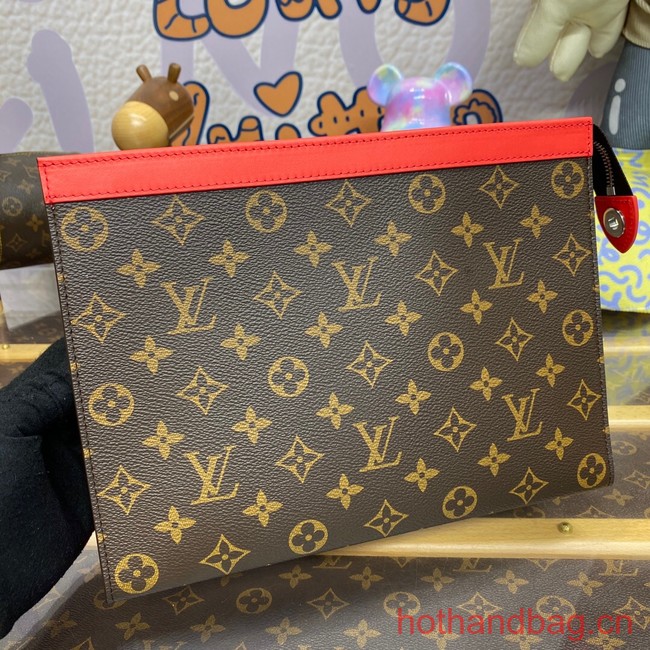 Louis Vuitton Pochette Voyage MM M82857 red