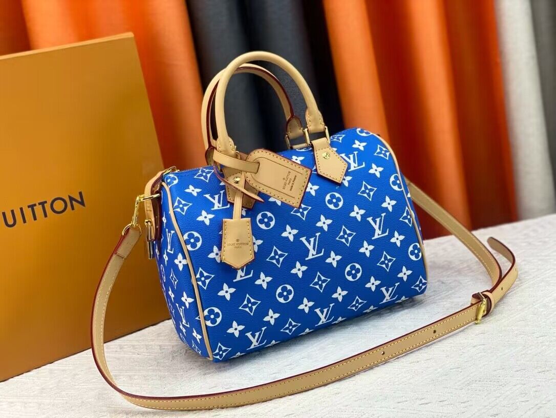 Louis Vuitton LV2024 Speedy 25 M24424 Blue