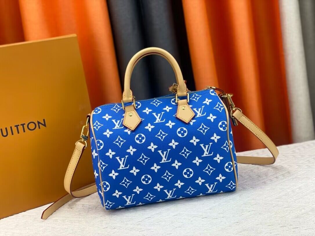 Louis Vuitton LV2024 Speedy 25 M24424 Blue