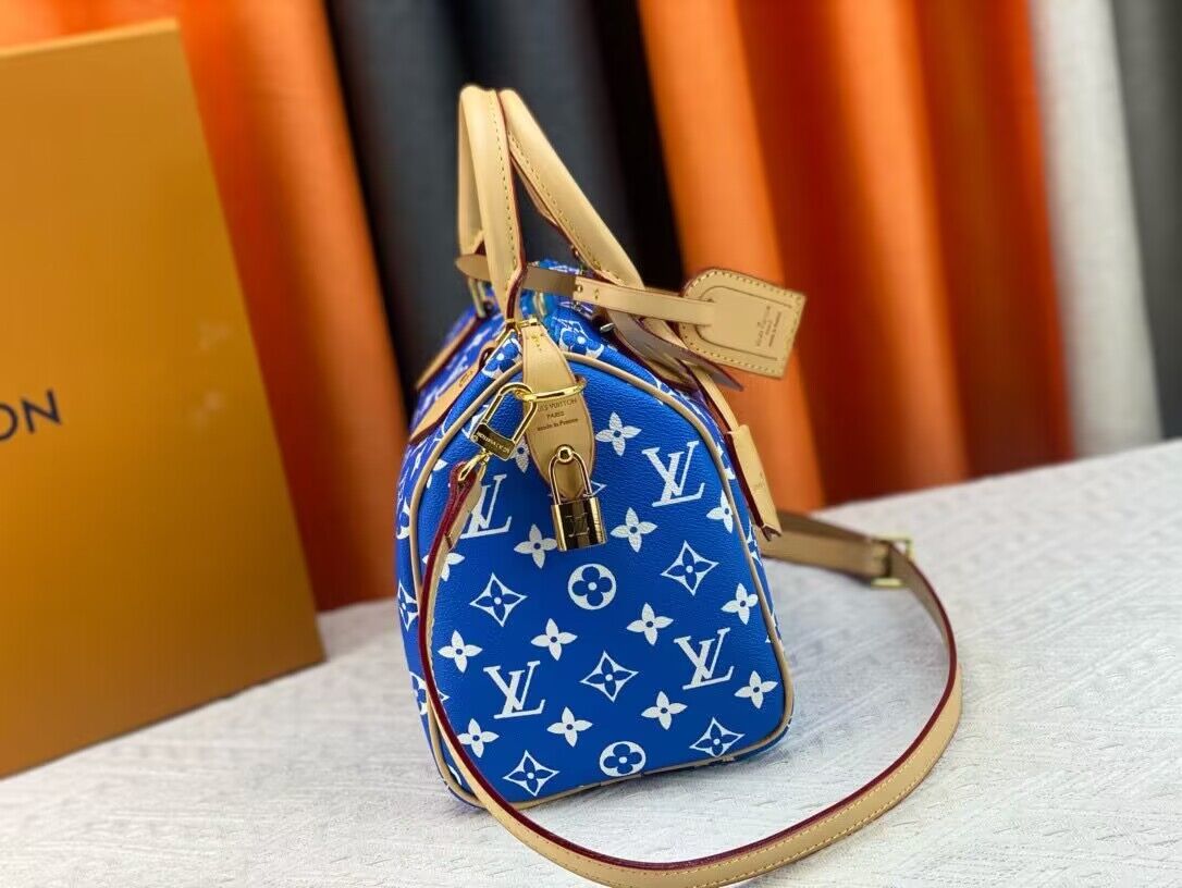 Louis Vuitton LV2024 Speedy 25 M24424 Blue