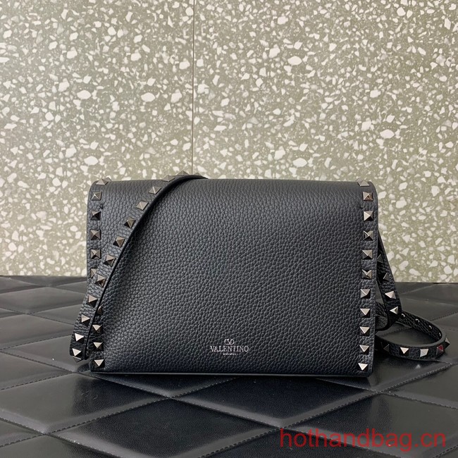 VALENTINO GARAVANI Loco Calf leather bag A0322 black