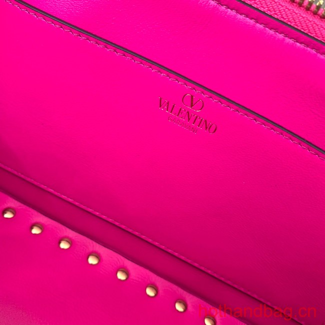 VALENTINO Rockstud calfskin bag KSE0NO pink