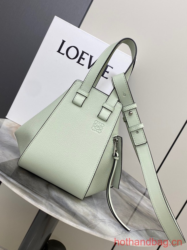 Loewe Classic Soft grain cow leather Hammock bag 46622 light green