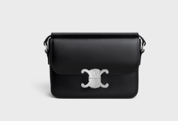 Celine TEEN TRIOMPHE BAG IN SHINY CALFSKIN 188423 BLACK