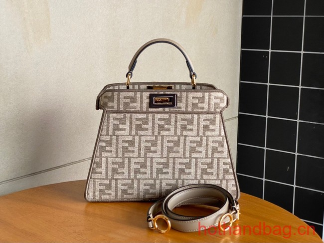 Fendi Peekaboo ISeeU Petite 8BN335 white