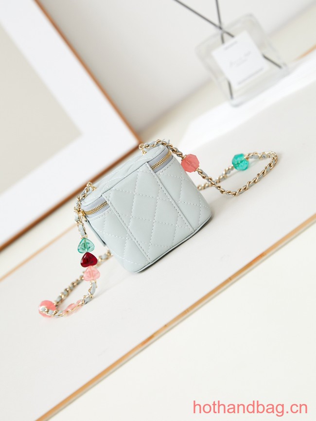 Chanel CLUTCH WITH CHAIN AP3230 light blue