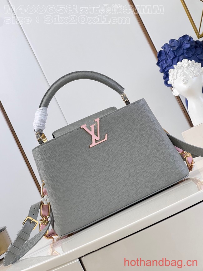 Louis Vuitton Capucines MM M22512 Ice Grey