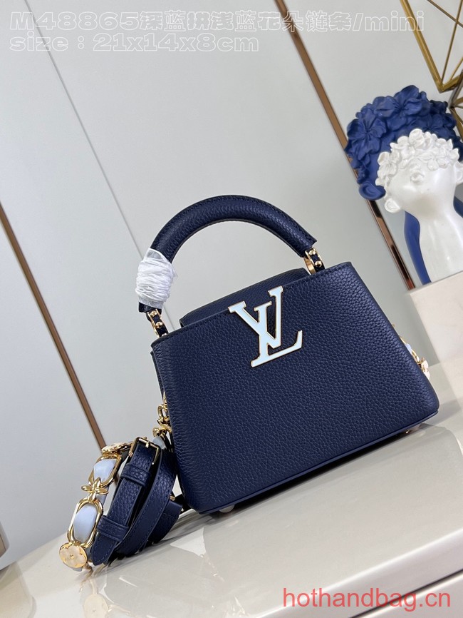 Louis Vuitton Capucines Mini M23363 Midnight Blue