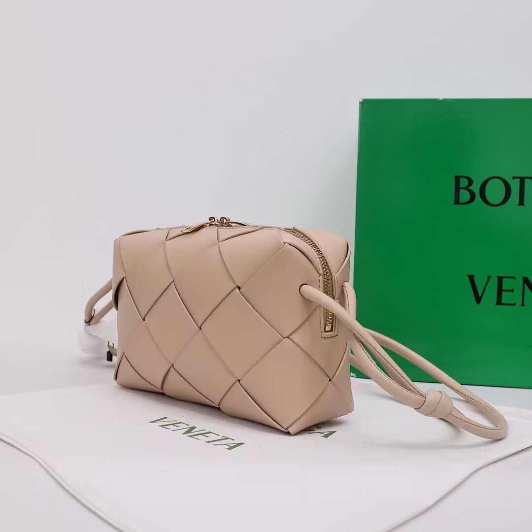 Bottega Veneta Small Cassette Camera Bag 709417 Cream