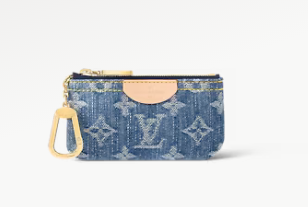 Louis Vuitton Key Pouch M82961 Denim Blue