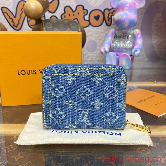 Louis Vuitton Zippy Coin Purse M82957 Denim Blue