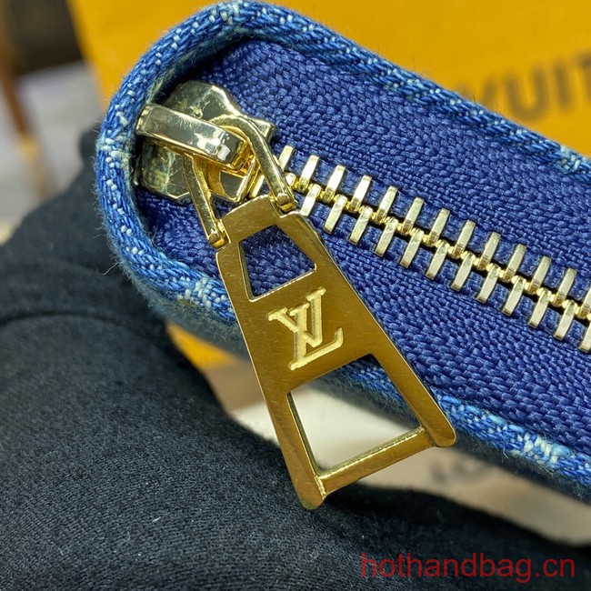 Louis Vuitton Zippy Wallet M82958 Denim Blue