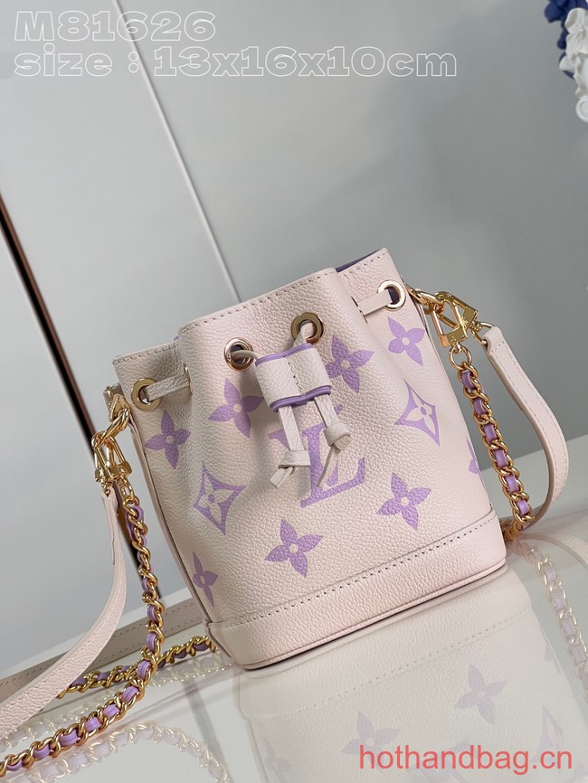 Louis Vuitton Nano Noe M81626 Bubble Tea Mauve