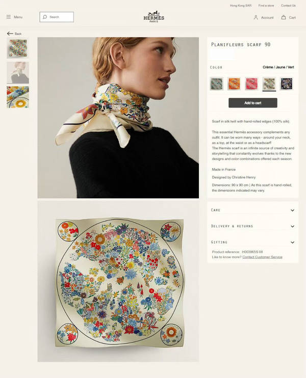 Hermes Scarf HEC00959