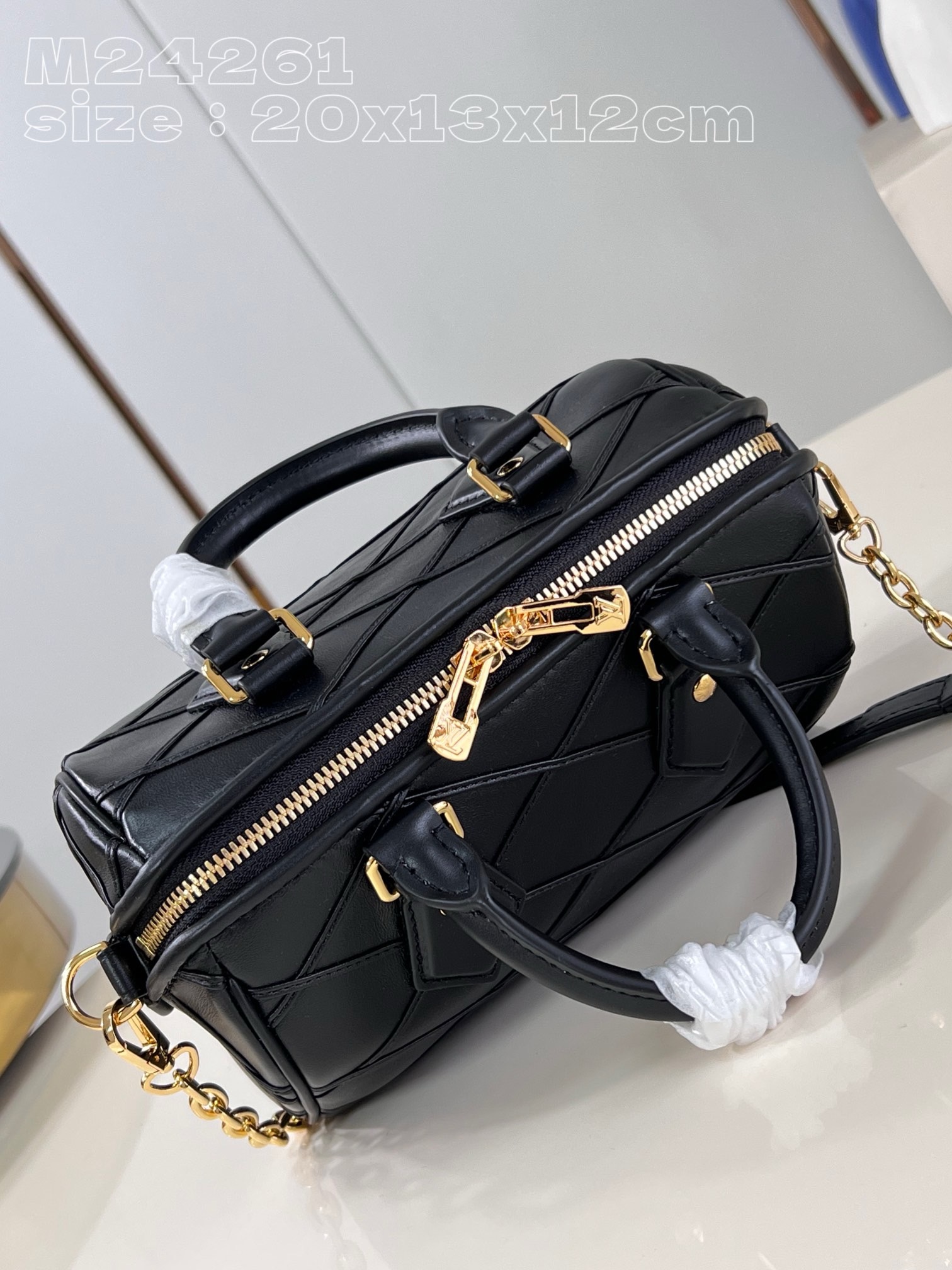 Louis Vuitton Speedy Bandouliere 20 M24261 black