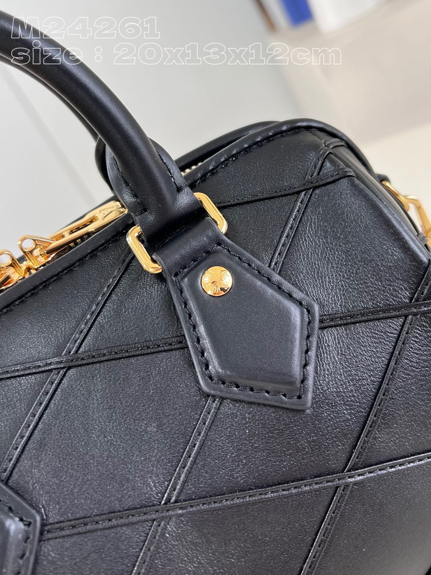 Louis Vuitton Speedy Bandouliere 20 M24261 black