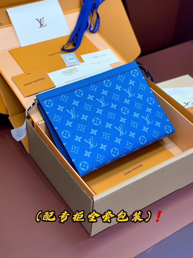 Louis Vuitton Pochette Voyage MM M83099 blue