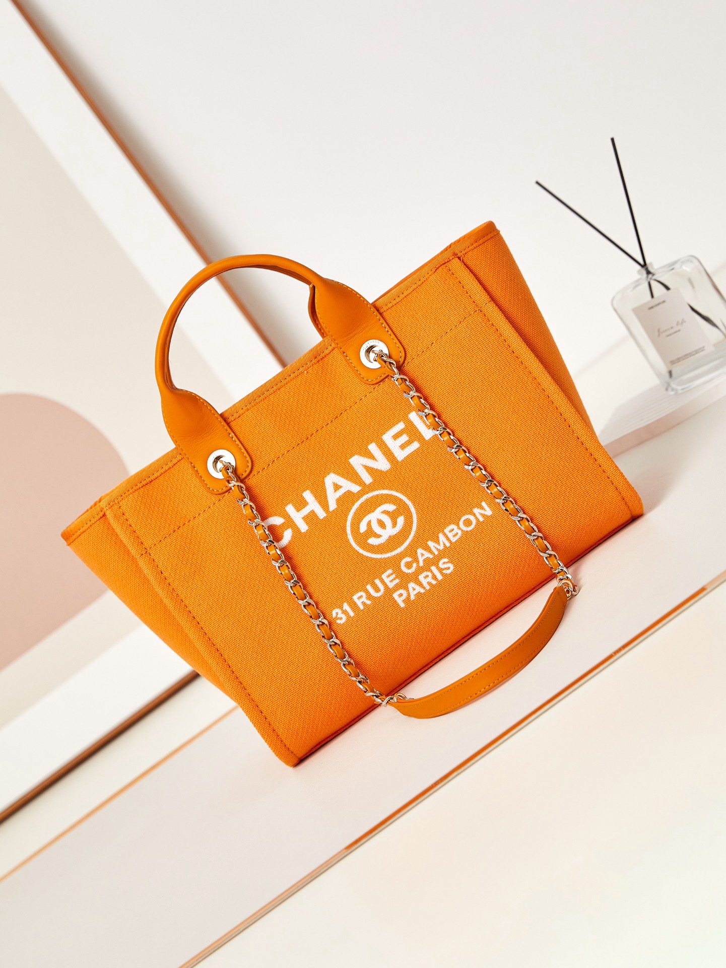 Chanel SHOPPING BAG AS3257 ORANGE