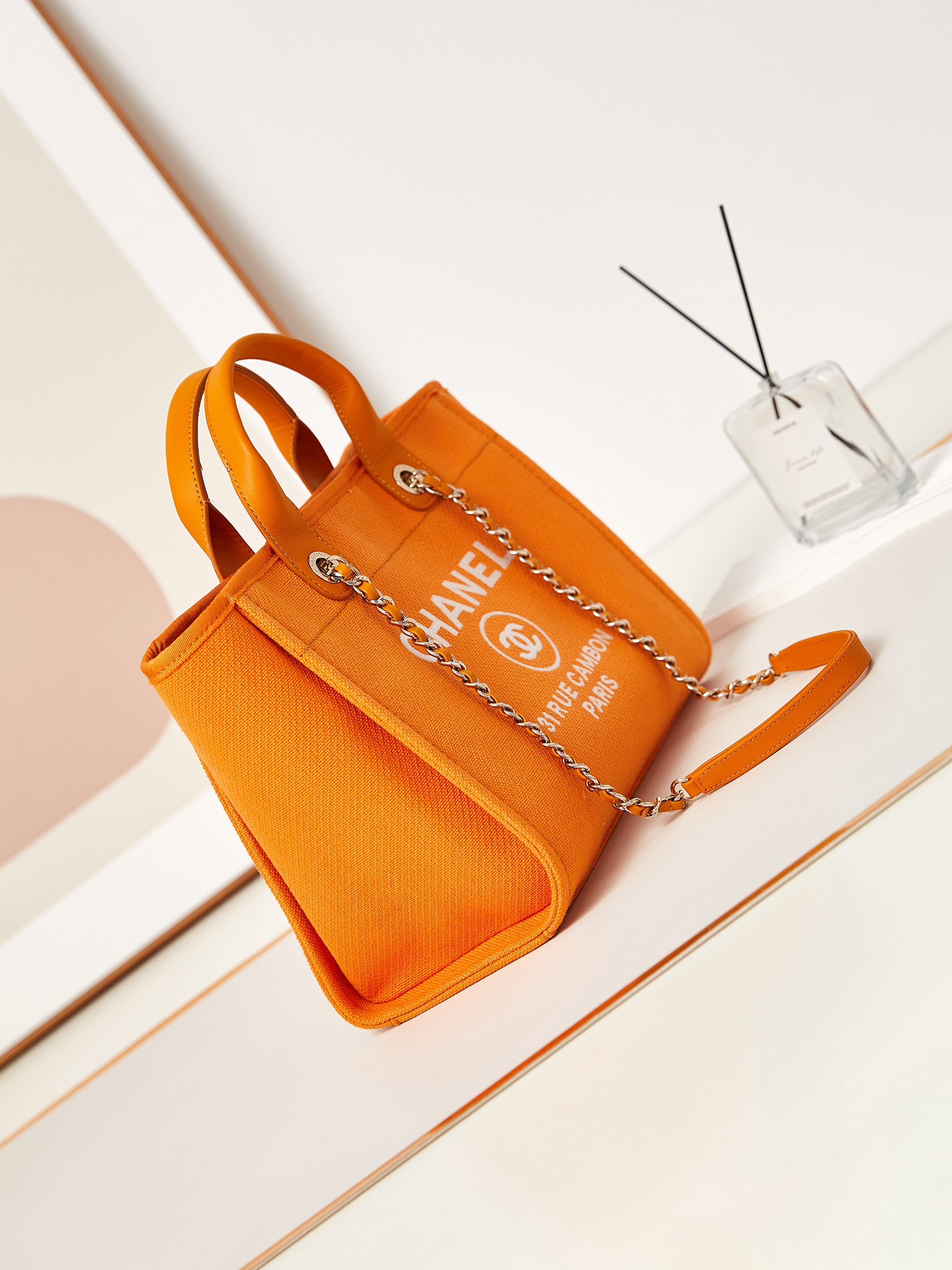 Chanel SHOPPING BAG AS3257 ORANGE