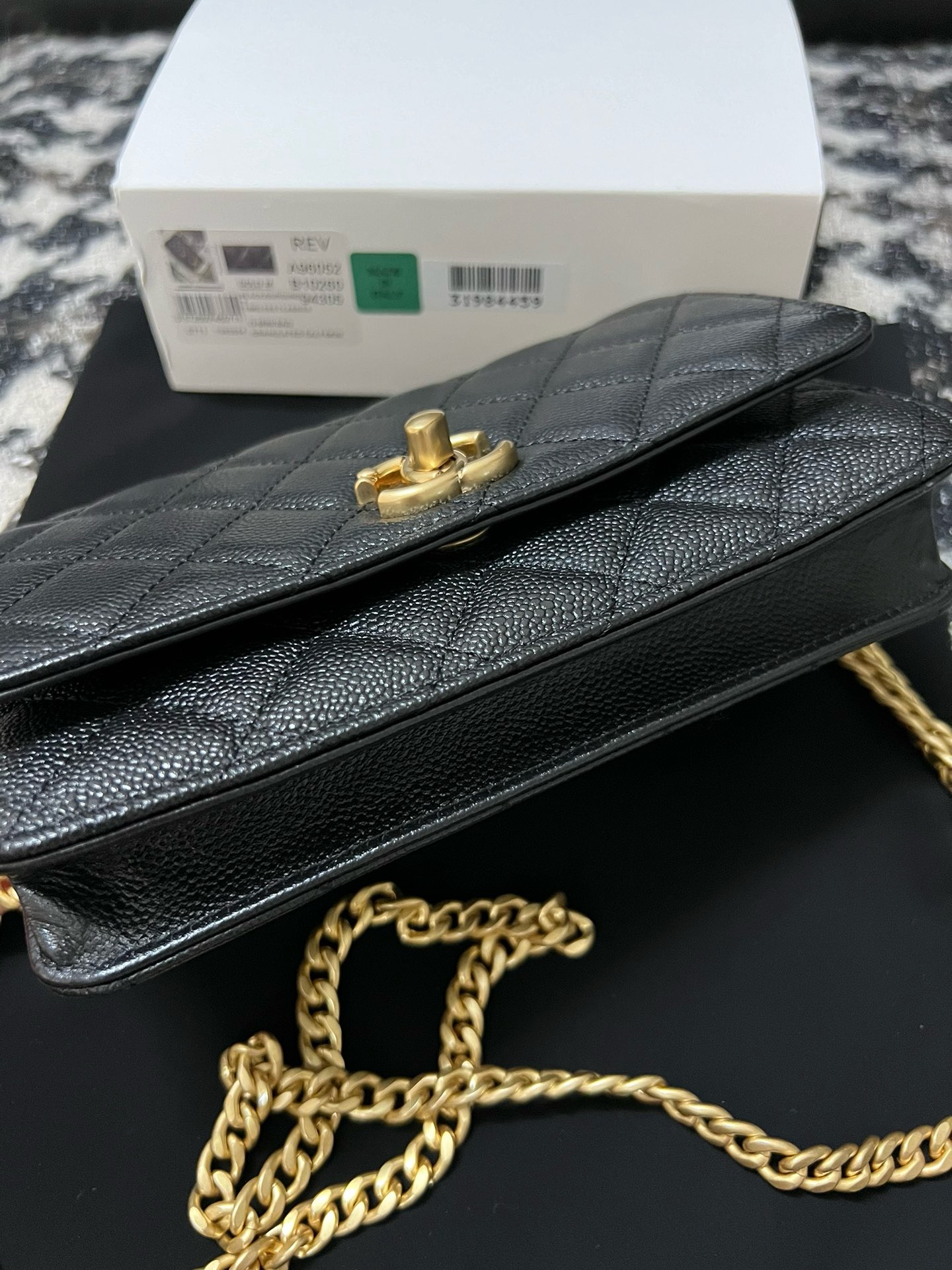 CHANEL WALLET ON CHAIN AP3971 BLACK