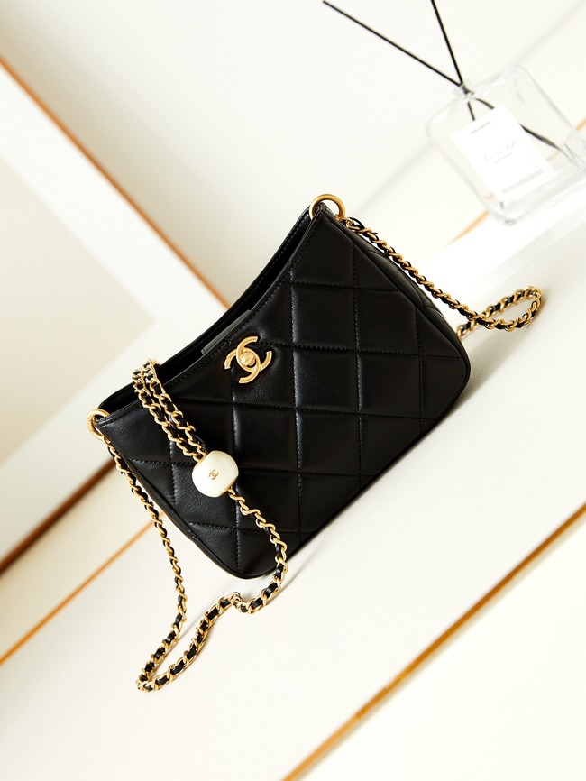 Chanel SMALL MESSENGER BAG AS4859 black