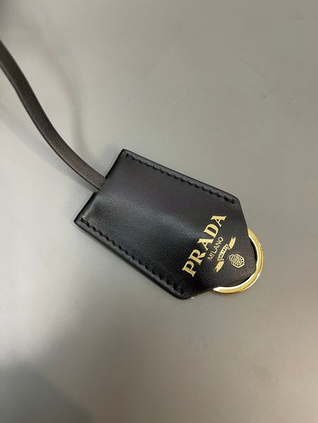 Prada Leather mini shoulder bag 1BH212 black