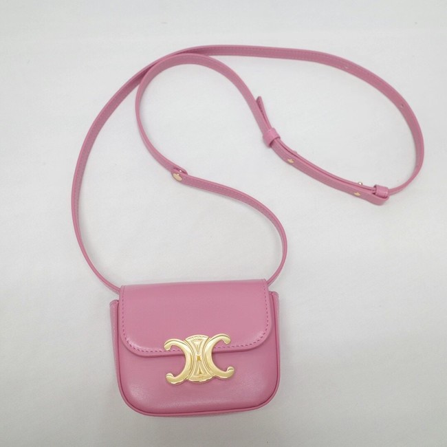 Celine MINI TRIOMPHE IN CALFSKIN 10I512 ROSE