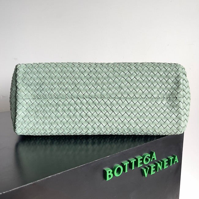 Bottega Veneta Large intreccio leather tote bag 608811 light green