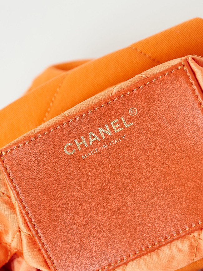 CHANEL 22 MINI HANDBAG Fabric AS3980 orange