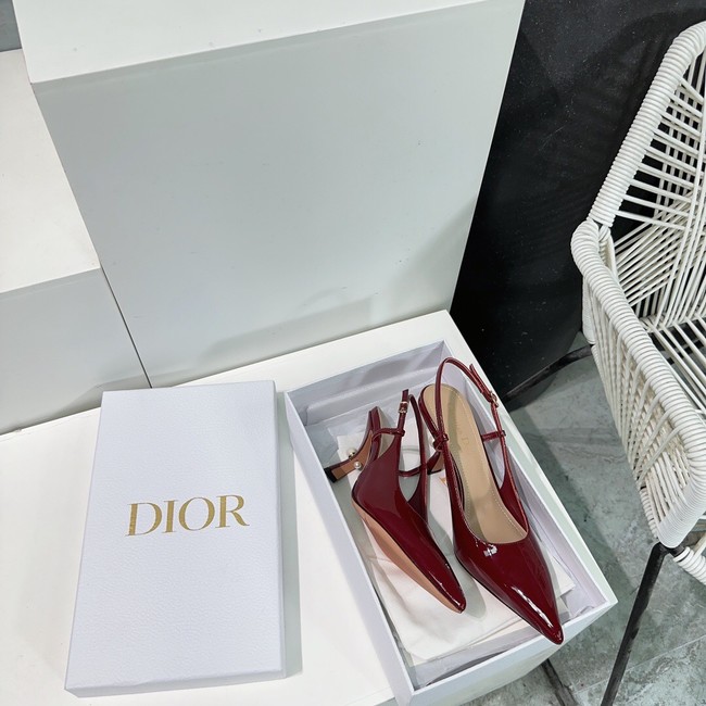 Dior Tribales Slingback Pump Patent Calfskin 11915-2