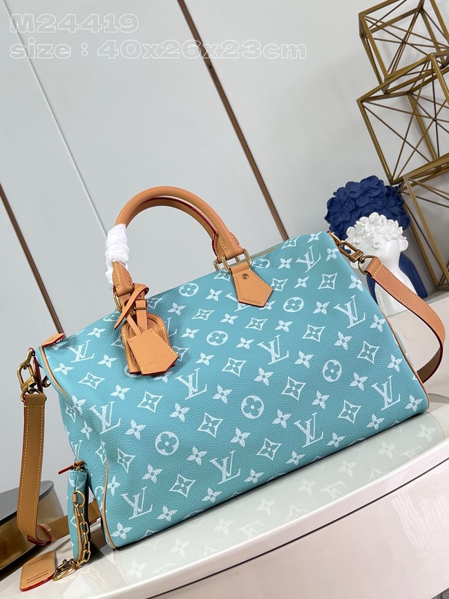 Louis Vuitton Speedy P9 Bandouliere 40 M24418 blue