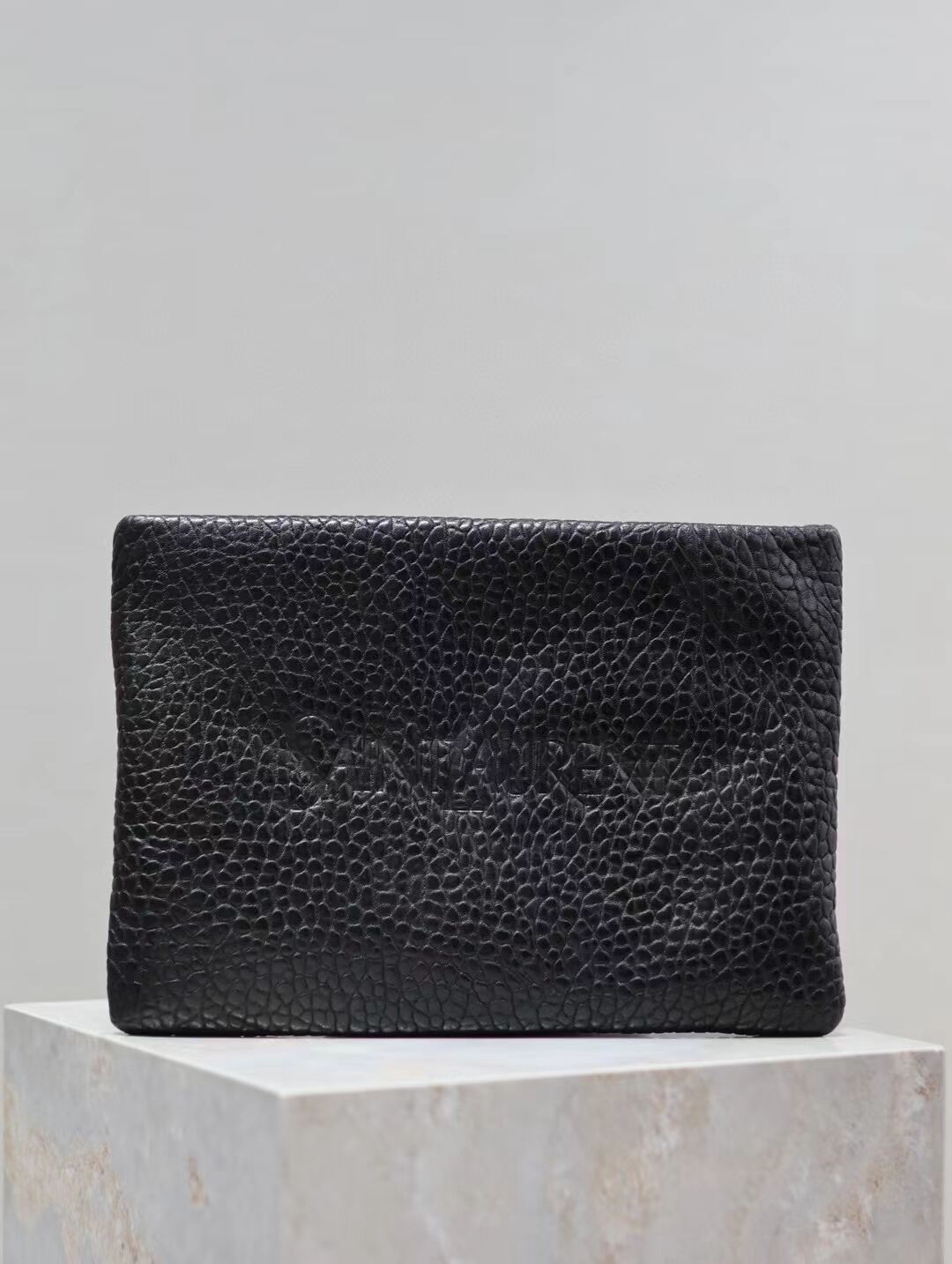 SAINT LAURENT CALYPSO LARGE POUCH IN LAMBSKIN 778943-2 black