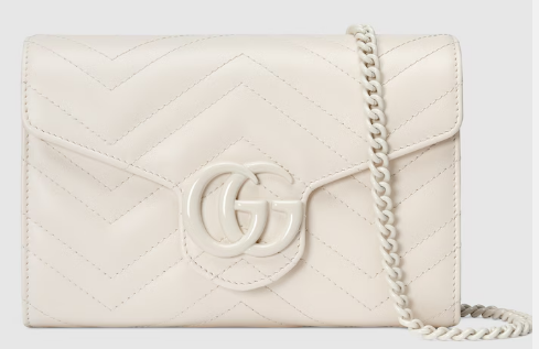 Gucci GG MARMONT SUPER MINI BAG 474575 White