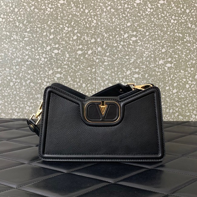 VALENTINO Mini VLOGO SIGNATURE calfskin bag 0119 black