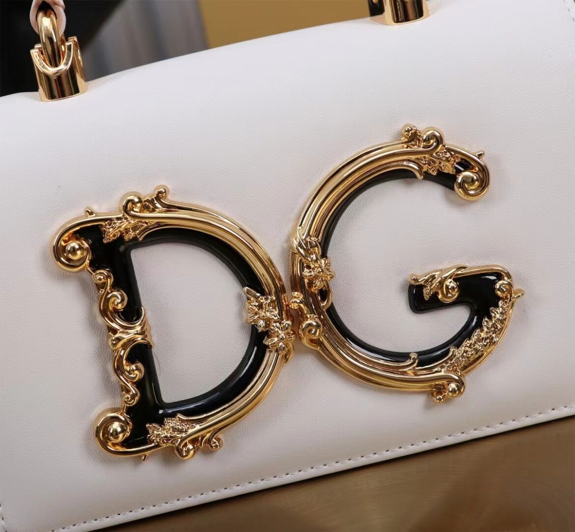 Dolce & Gabbana leather Shoulder Bag G6504 white