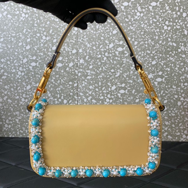 VALENTINO Super Mini Loco imitation crystal chain bag WP6036-2