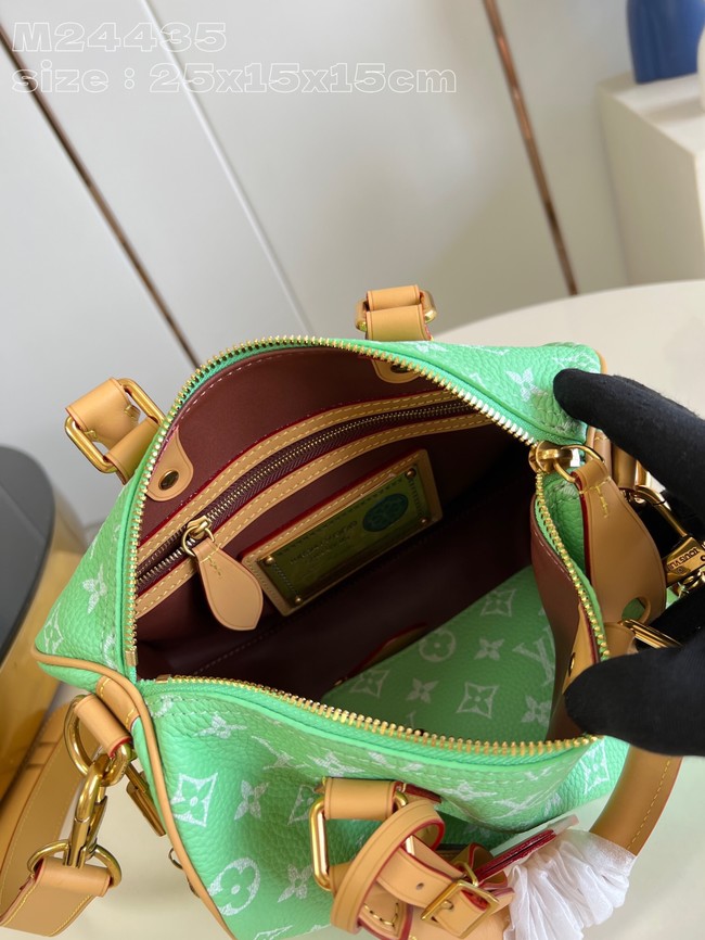 Louis Vuitton NEW Speedy P9 Bandouliere 25 M11561 green