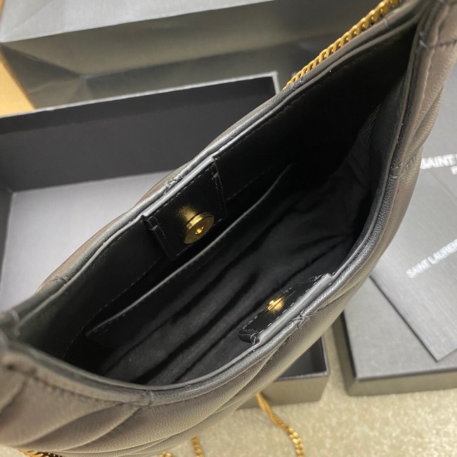 Saint Laurent SADE HOBO IN LAMBSKIN 793608 black