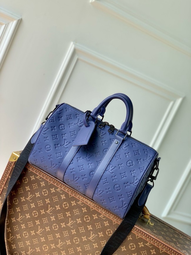 Louis Vuitton Keepall Bandouliere 50 M11691 sapphire-blue