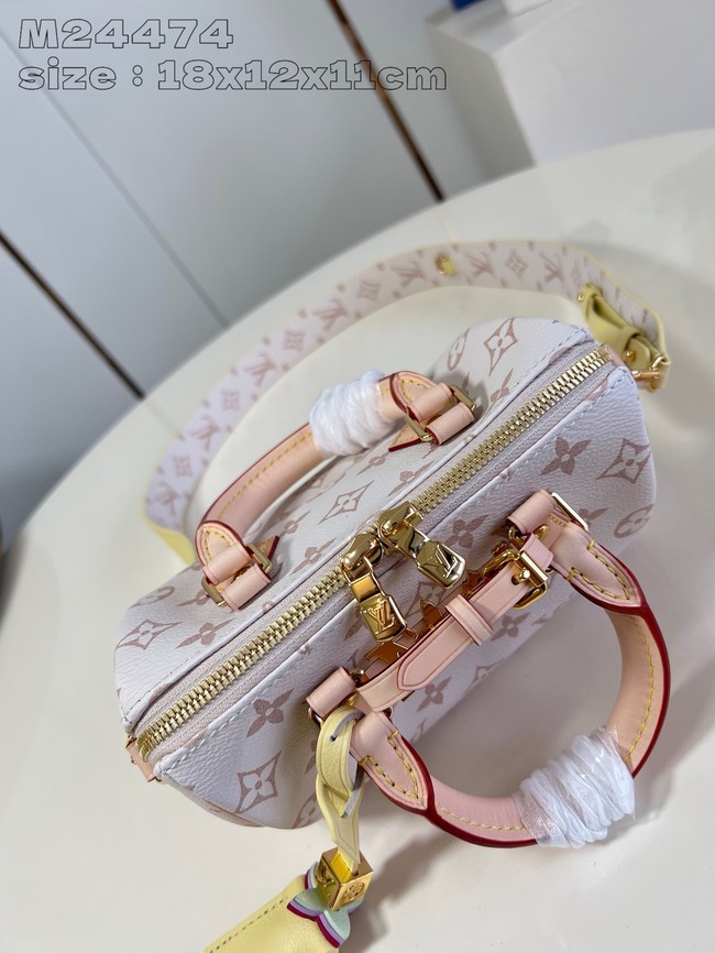 Louis Vuitton Speedy Bandouliere M24474 Mastic Cream