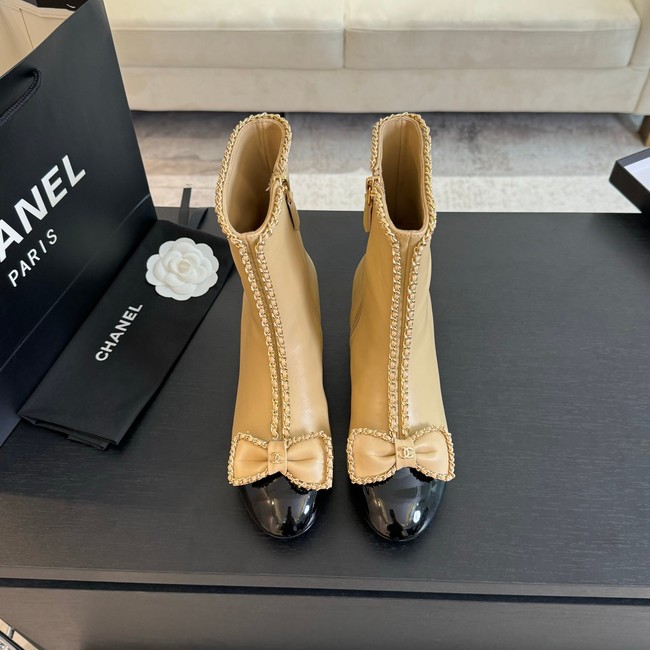 Chanel SHORT BOOTS Lambskin heel 5.5CM 55206-6