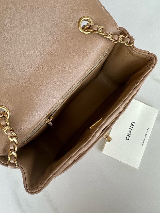 CHANEL MINI FLAP BAG AS5026 Dark Beige