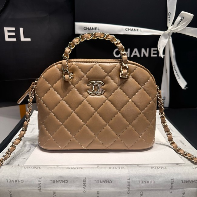 CHANEL SMALL SHOPPING BAG AS5130 Dark Beige