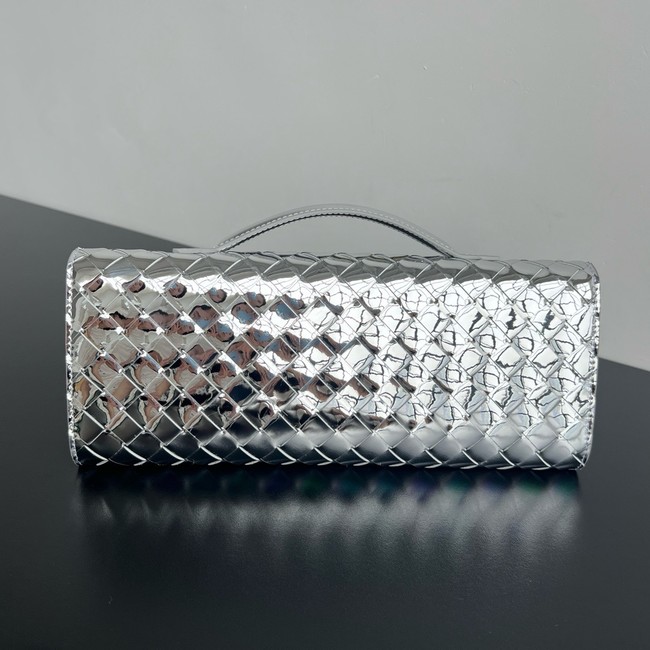 Bottega Veneta Long Clutch Andiamo With Handle 741511 Silver