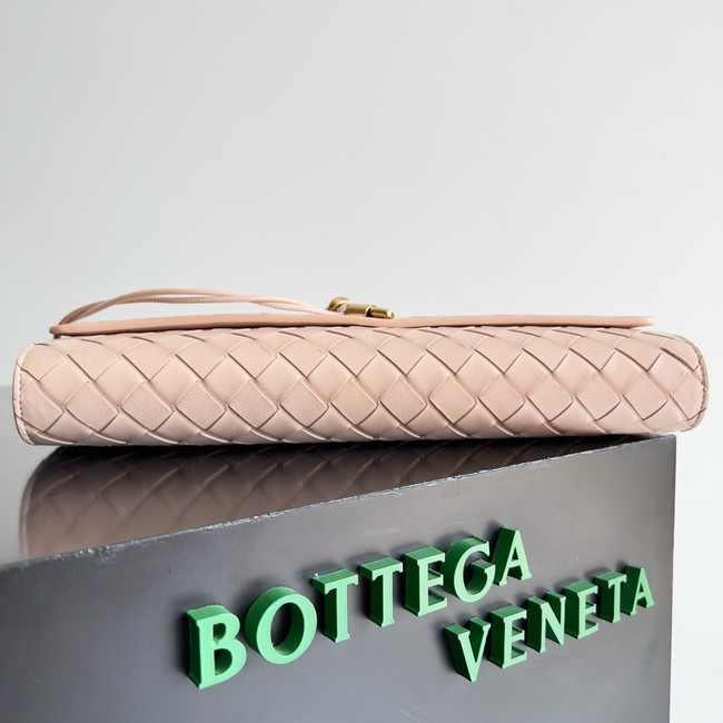 Bottega Veneta Long Clutch Andiamo With Handle 741511 pink