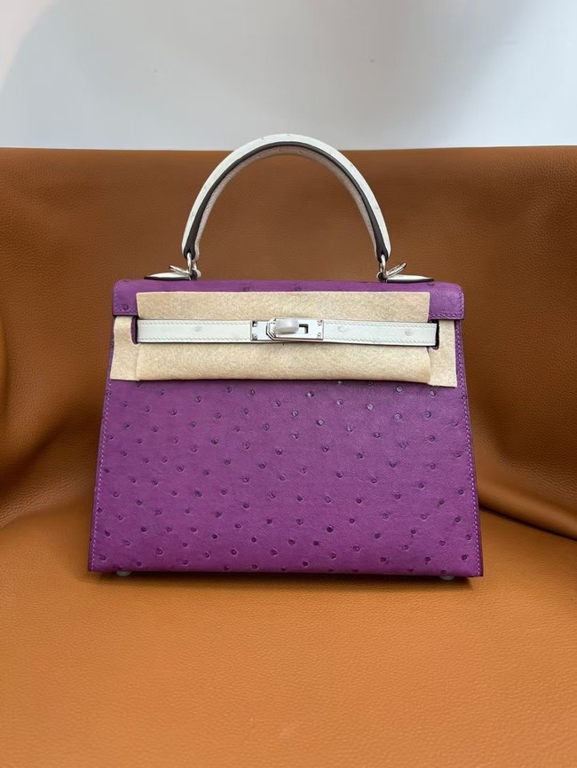 Hermes Kelly Shoulder Bags Ostrich skin KL2655-6