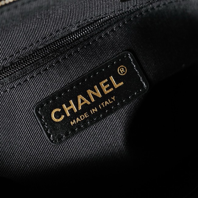 CHANEL SMALL SHOPPING BAG AS5130 Velvet black