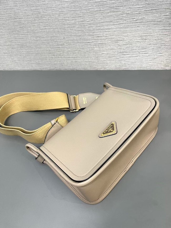 Prada Leather shoulder bag 1BD372 gray