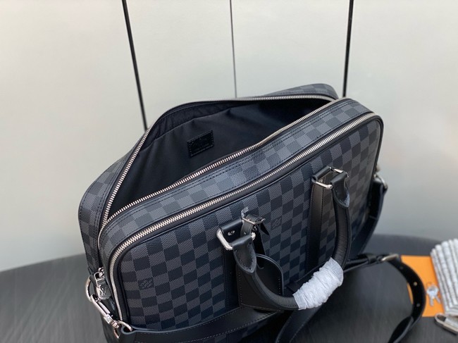 Louis Vuitton Slim Briefcase NV Damier Graphite coated canvas M30978 black