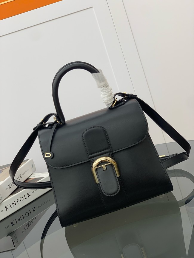 Delvaux Calfskin Leather Tote Bag 17855 black